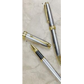 Inluxus Chrome Ballpoint Pen & Twist Action Mechanical Pencil Gift Set